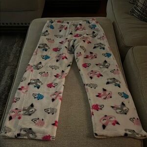 Cozy Kids Pajama Bottoms with Fox Print